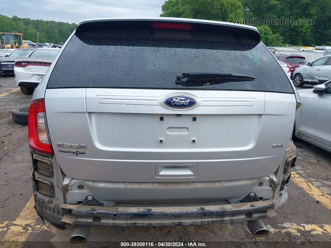 2014 Ford Edge Sel Silver vin: 2FMDK3JC6EBA93758