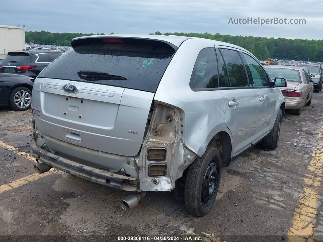 2014 Ford Edge Sel Silver vin: 2FMDK3JC6EBA93758