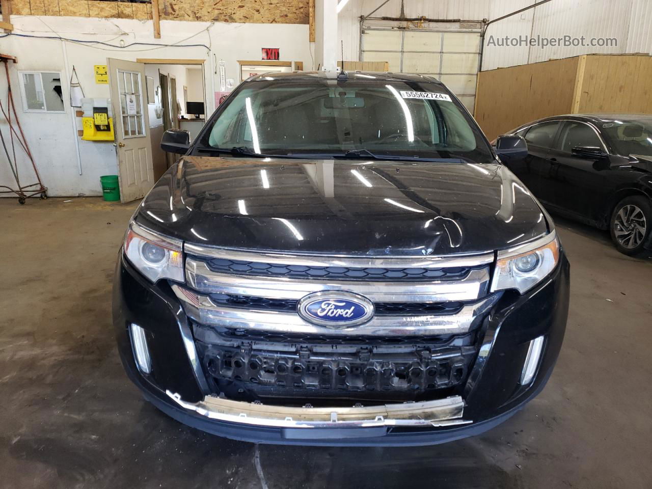 2014 Ford Edge Sel Black vin: 2FMDK3JC6EBA96384