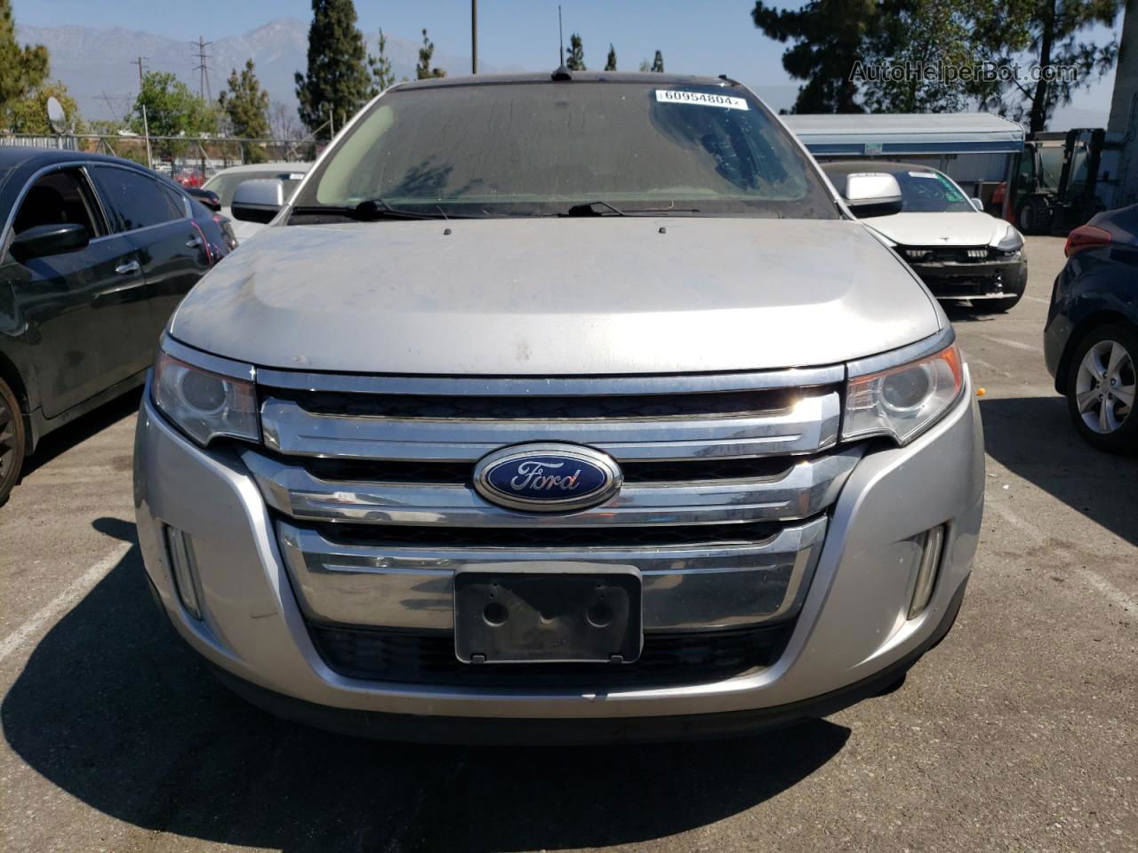 2014 Ford Edge Sel Серебряный vin: 2FMDK3JC6EBB47222