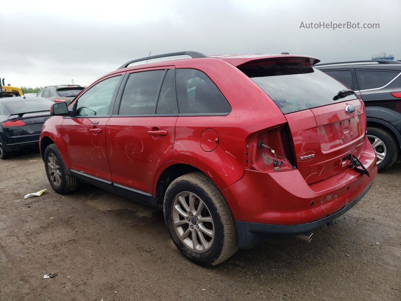 2010 Ford Edge Sel Red vin: 2FMDK3JC7ABA03737