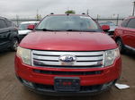 2010 Ford Edge Sel Red vin: 2FMDK3JC7ABA03737