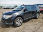 2010 Ford Edge Sel Black vin: 2FMDK3JC7ABA12289