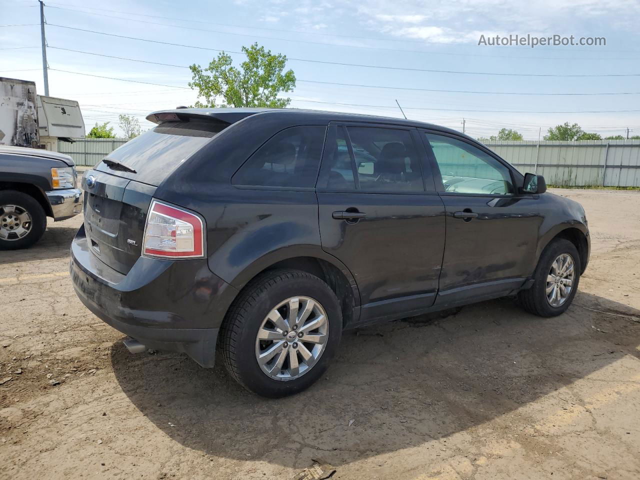 2010 Ford Edge Sel Черный vin: 2FMDK3JC7ABA12289