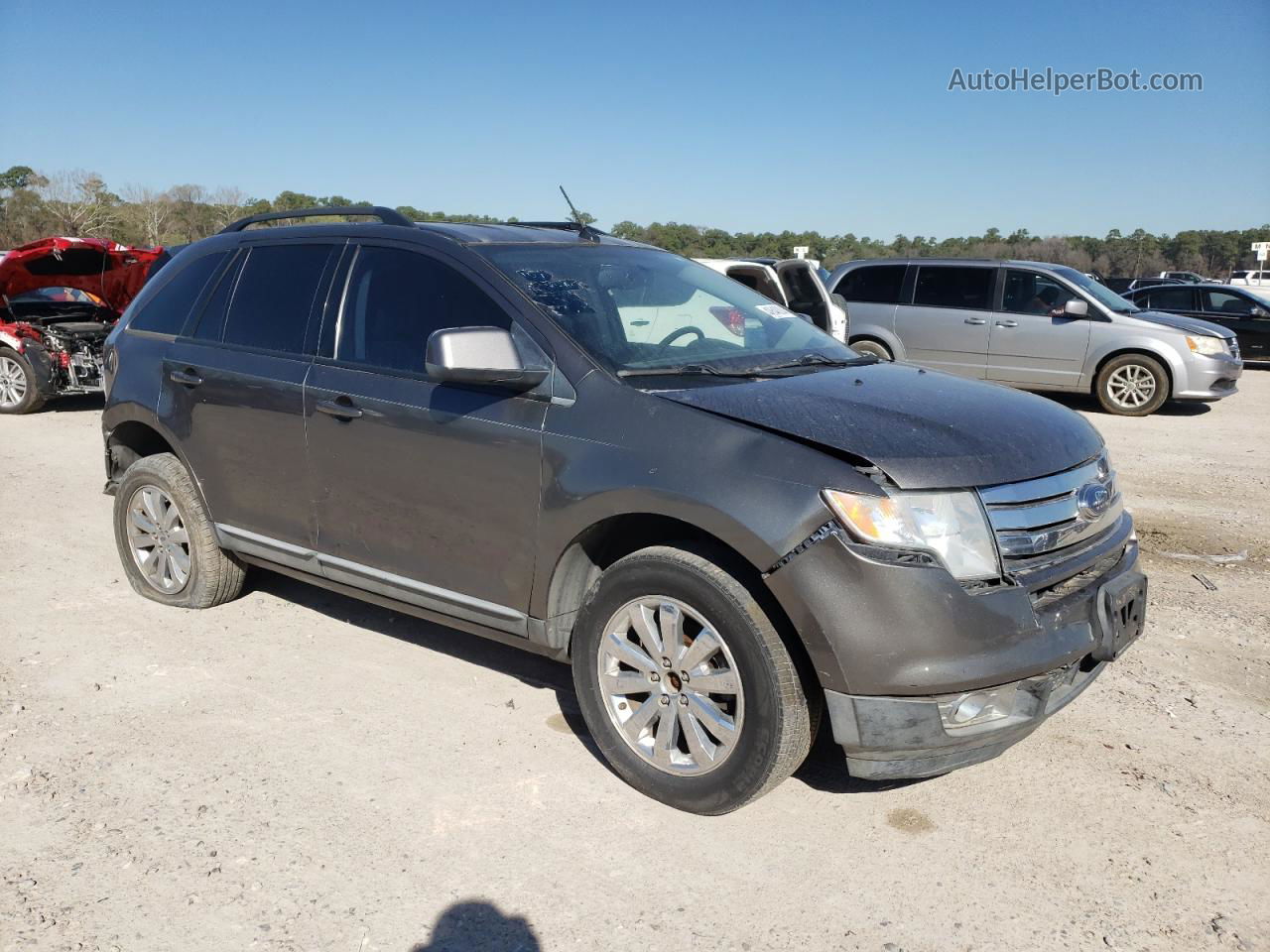 2010 Ford Edge Sel Silver vin: 2FMDK3JC7ABA69592