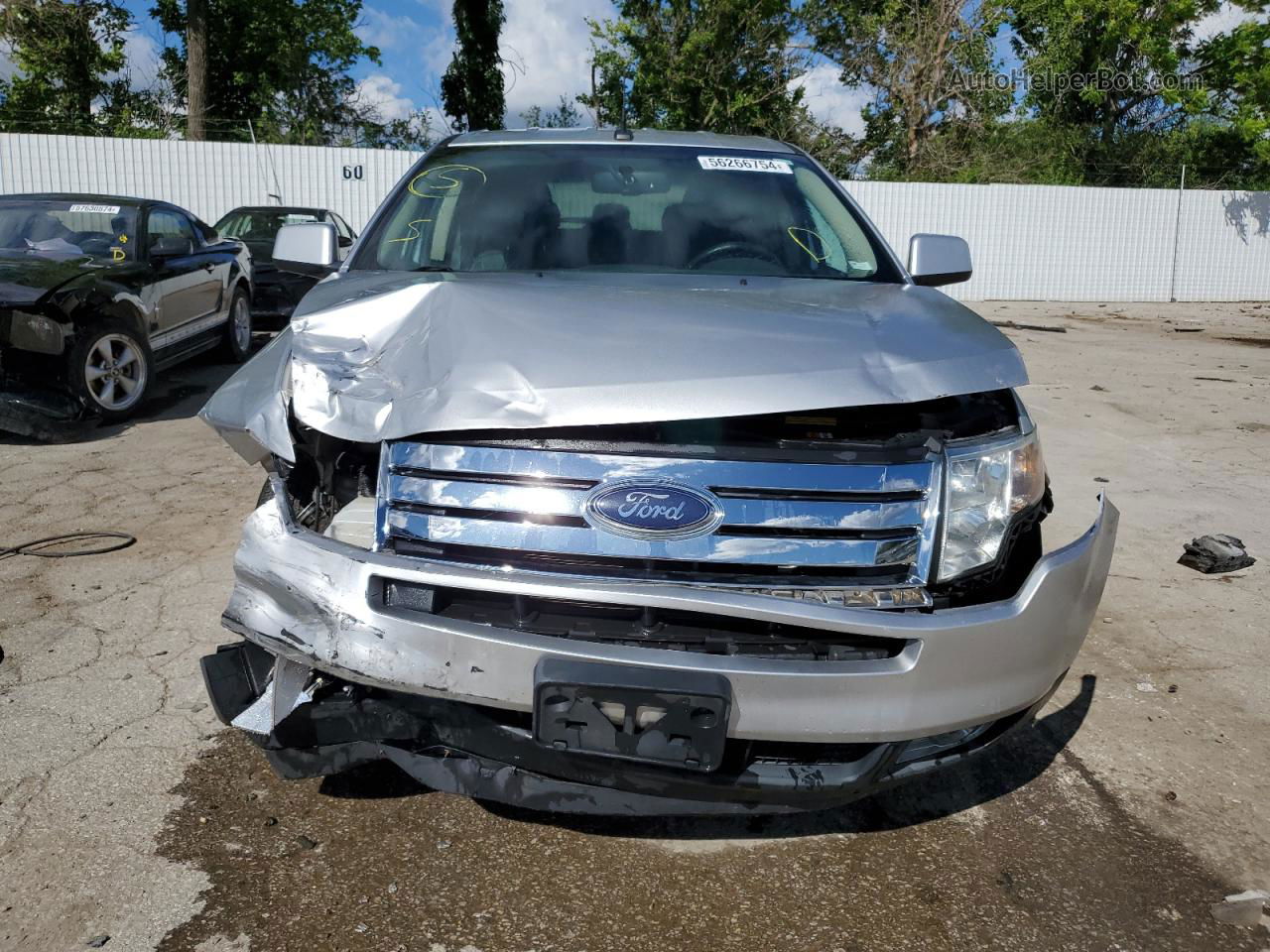 2010 Ford Edge Sel Silver vin: 2FMDK3JC7ABB38586