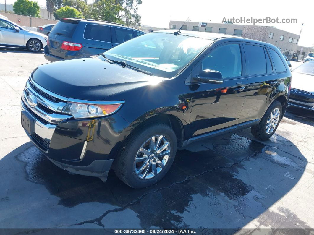 2014 Ford Edge Sel Черный vin: 2FMDK3JC7EBA62583