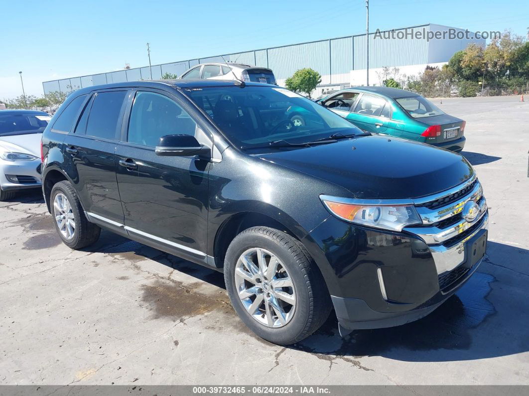 2014 Ford Edge Sel Черный vin: 2FMDK3JC7EBA62583