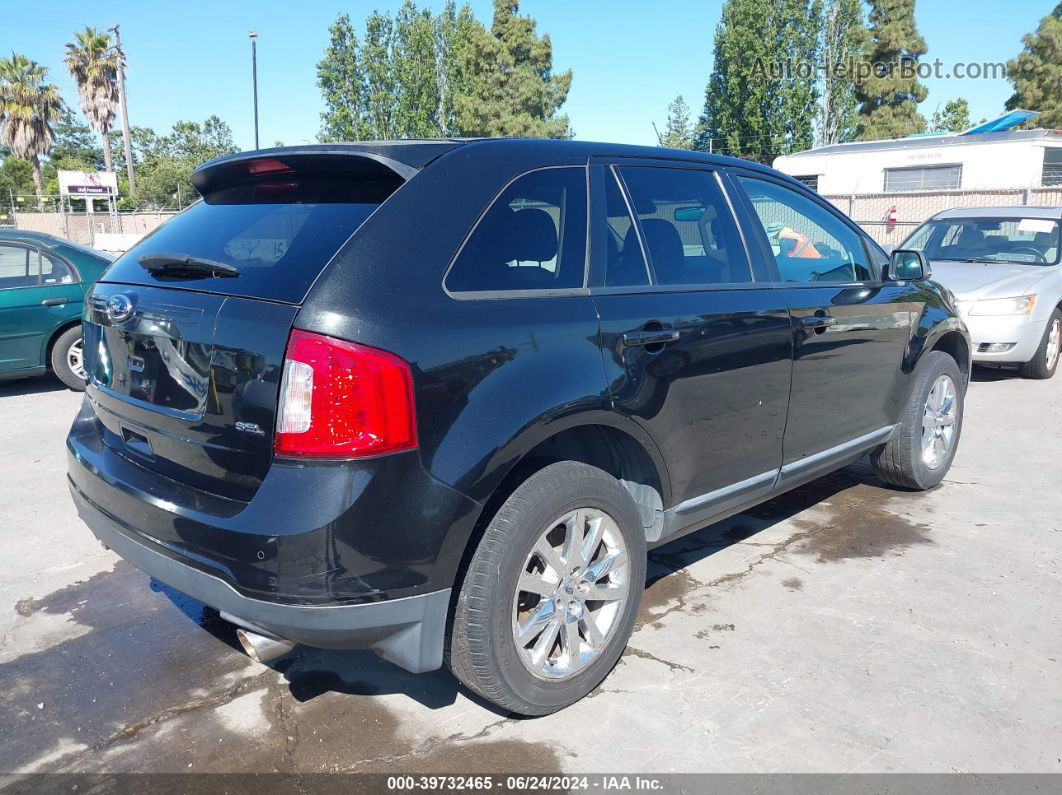 2014 Ford Edge Sel Black vin: 2FMDK3JC7EBA62583