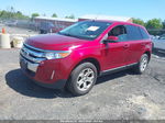 2014 Ford Edge Sel Red vin: 2FMDK3JC7EBA71008