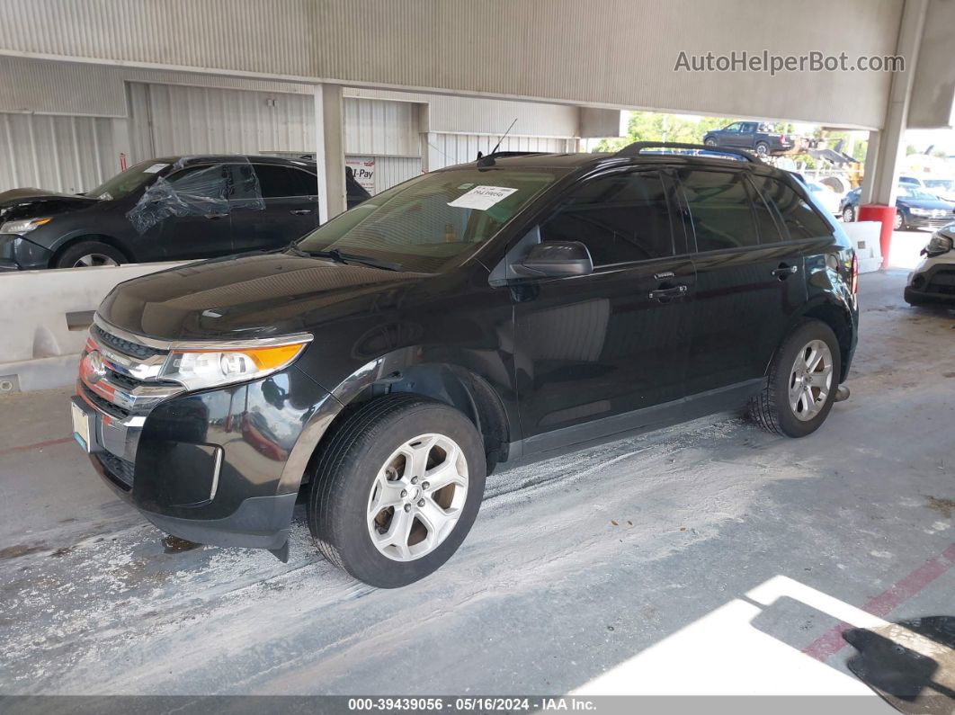 2014 Ford Edge Sel Black vin: 2FMDK3JC7EBA75396