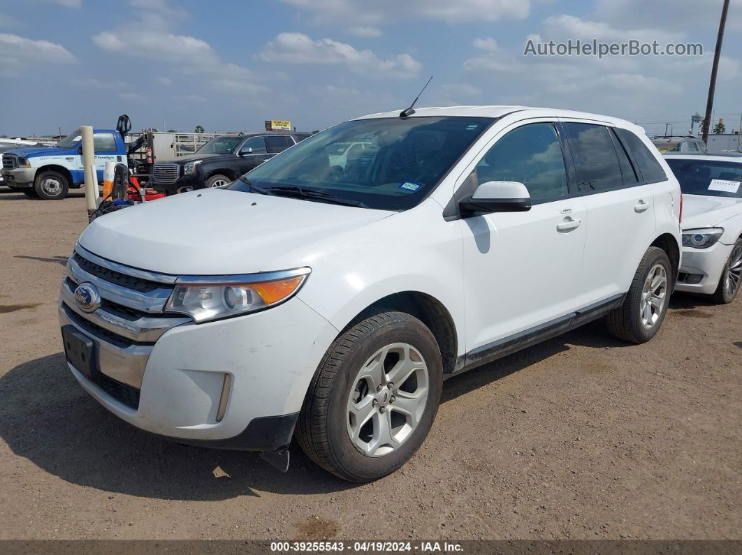 2014 Ford Edge Sel Белый vin: 2FMDK3JC7EBA82672