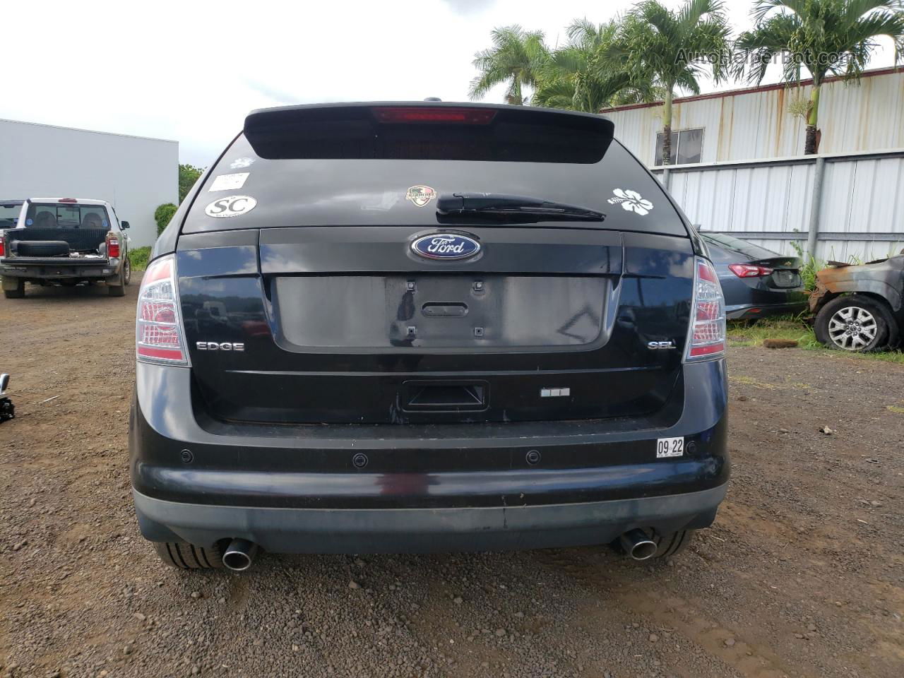 2010 Ford Edge Sel Black vin: 2FMDK3JC8ABA04427