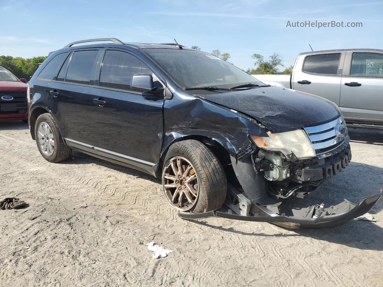 2010 Ford Edge Sel Blue vin: 2FMDK3JC8ABB62640