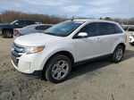 2014 Ford Edge Sel White vin: 2FMDK3JC8EBA02361