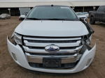 2014 Ford Edge Sel White vin: 2FMDK3JC8EBA34095