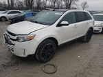 2014 Ford Edge Sel White vin: 2FMDK3JC8EBA69476