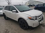 2014 Ford Edge Sel White vin: 2FMDK3JC8EBA69476