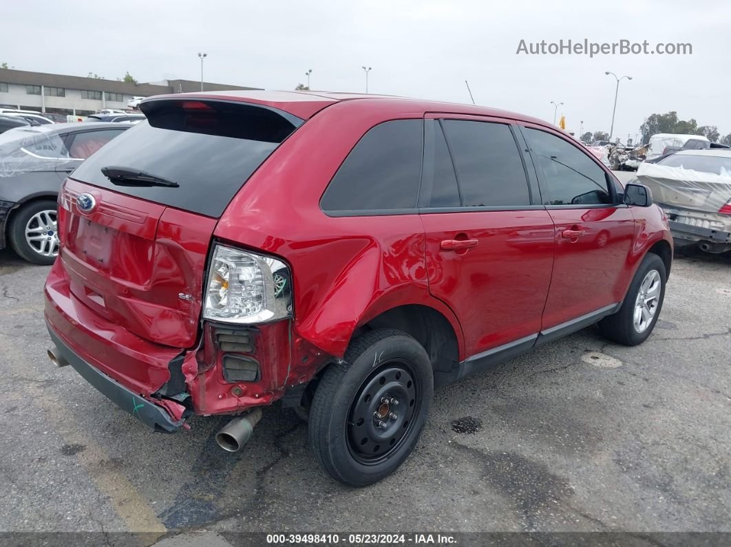 2014 Ford Edge Sel Red vin: 2FMDK3JC8EBB04632