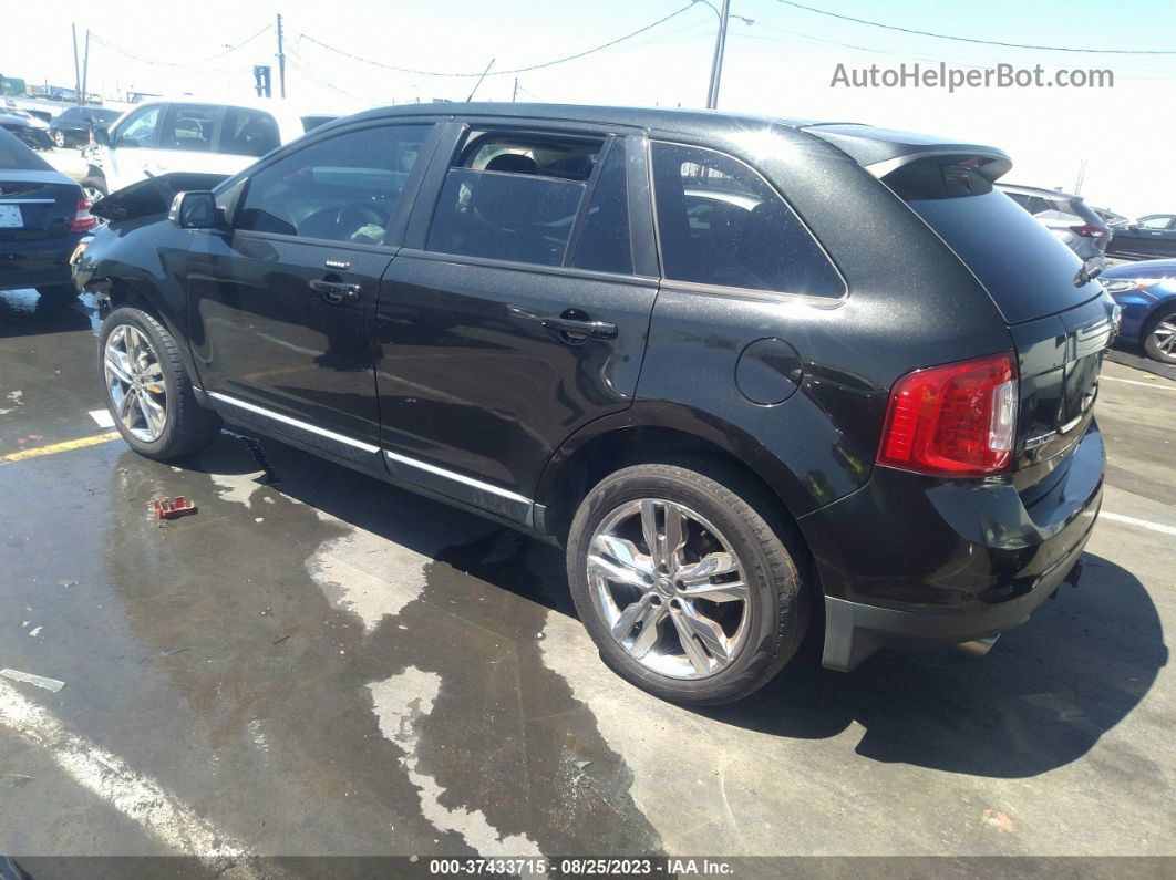 2014 Ford Edge Sel Black vin: 2FMDK3JC8EBB13282