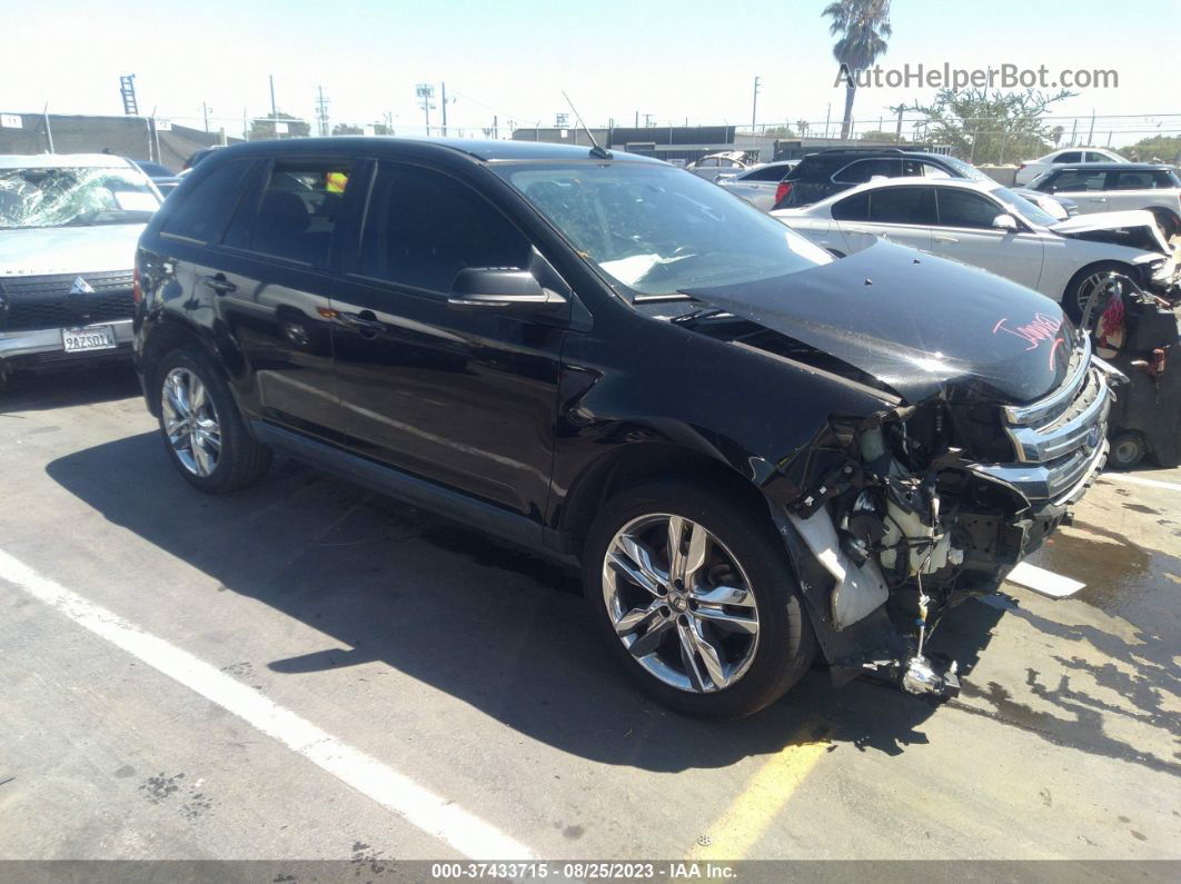 2014 Ford Edge Sel Black vin: 2FMDK3JC8EBB13282