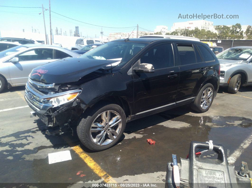 2014 Ford Edge Sel Black vin: 2FMDK3JC8EBB13282