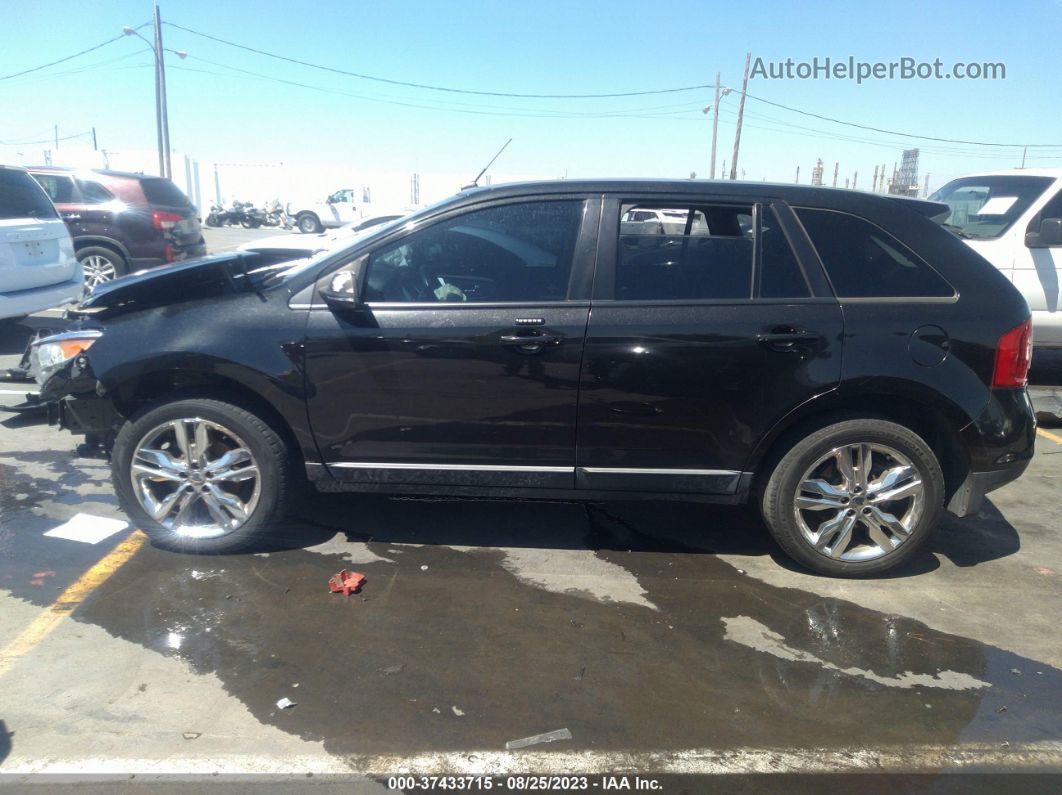 2014 Ford Edge Sel Черный vin: 2FMDK3JC8EBB13282