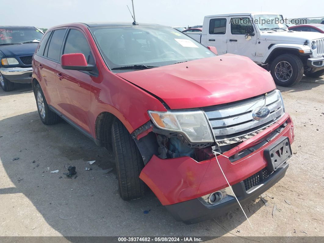 2010 Ford Edge Sel Red vin: 2FMDK3JC9ABA13489