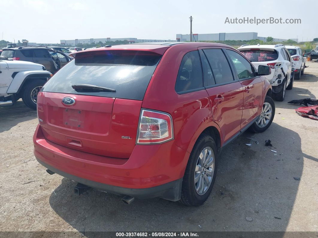 2010 Ford Edge Sel Red vin: 2FMDK3JC9ABA13489