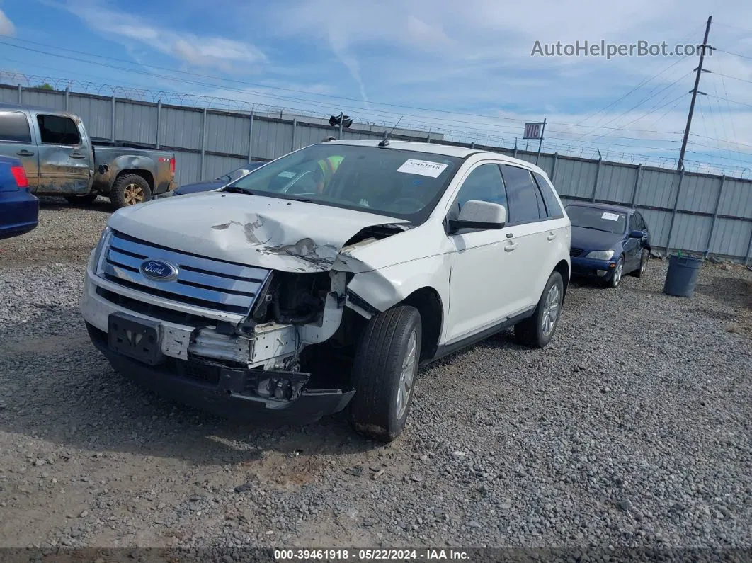 2010 Ford Edge Sel White vin: 2FMDK3JC9ABB07422