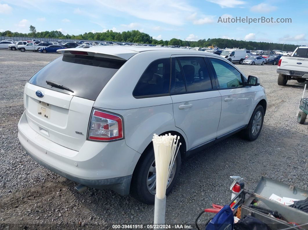 2010 Ford Edge Sel White vin: 2FMDK3JC9ABB07422