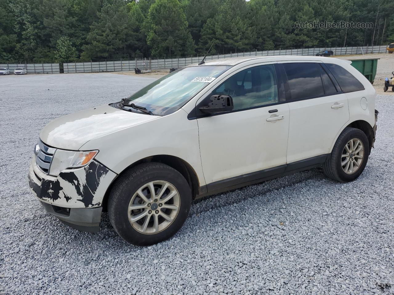 2010 Ford Edge Sel Cream vin: 2FMDK3JC9ABB37892