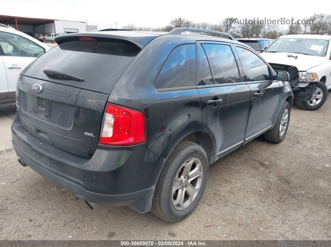 2014 Ford Edge Sel Black vin: 2FMDK3JC9EBA36731