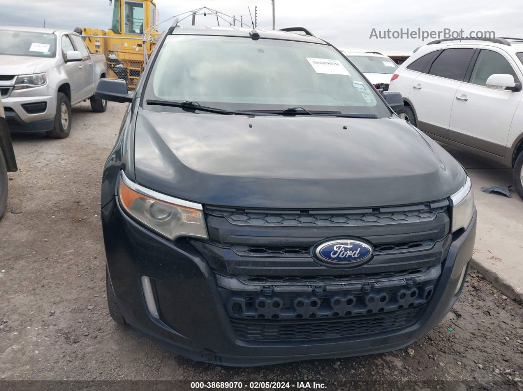 2014 Ford Edge Sel Black vin: 2FMDK3JC9EBA36731