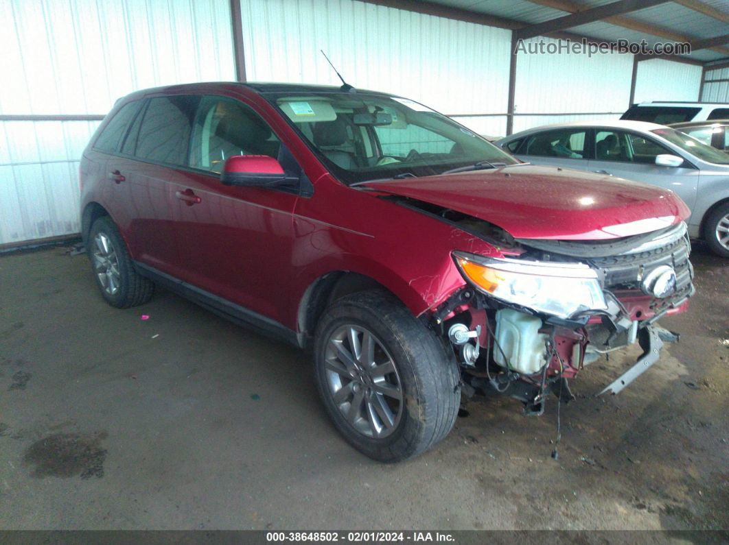 2014 Ford Edge Sel Красный vin: 2FMDK3JC9EBA62407