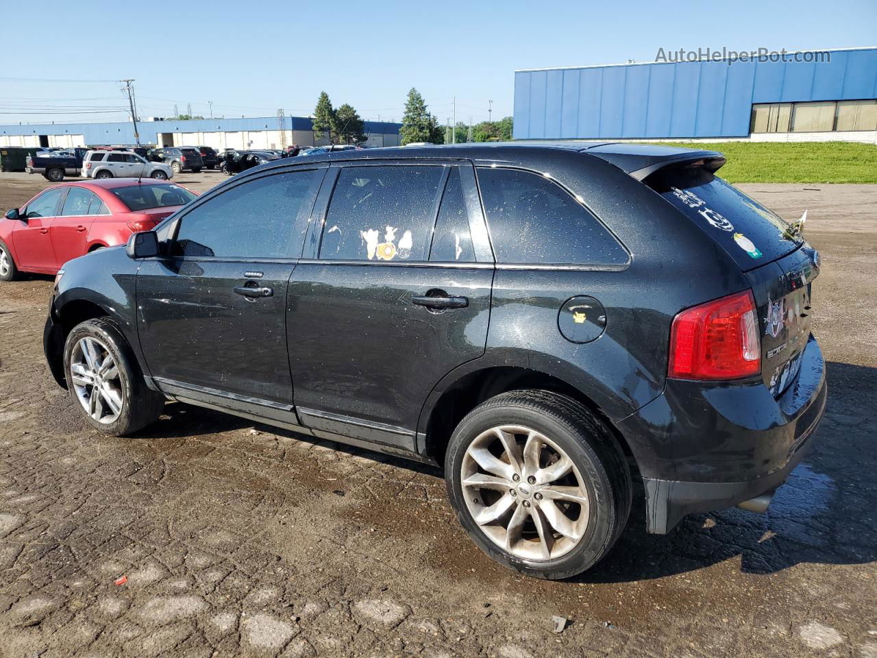 2014 Ford Edge Sel Black vin: 2FMDK3JC9EBA76369