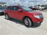 2010 Ford Edge Sel Red vin: 2FMDK3JCXABA00816