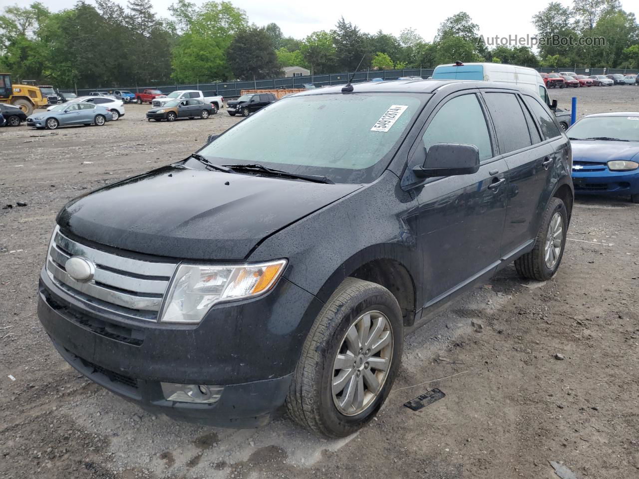 2010 Ford Edge Sel Black vin: 2FMDK3JCXABA37929