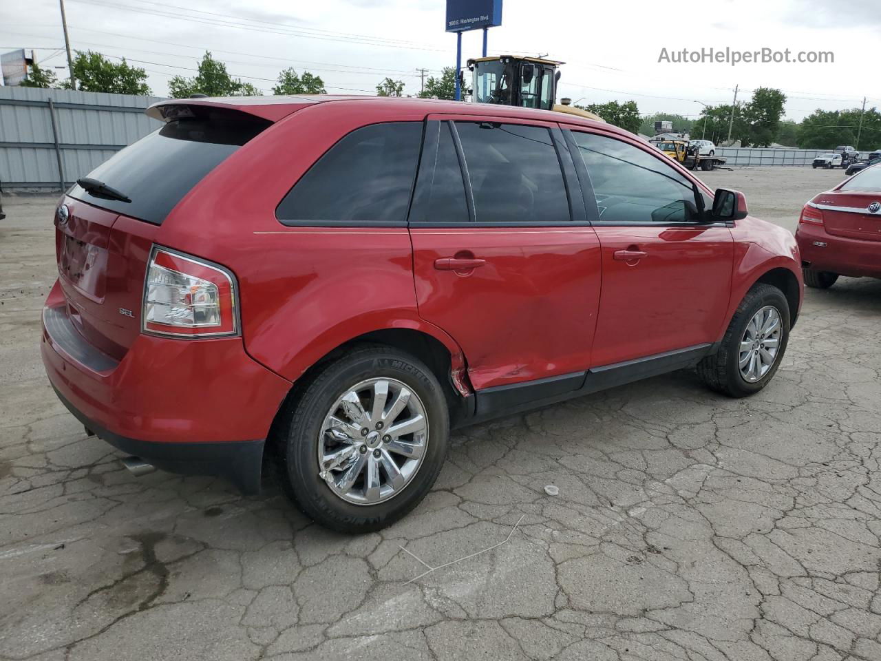 2010 Ford Edge Sel Красный vin: 2FMDK3JCXABA40930