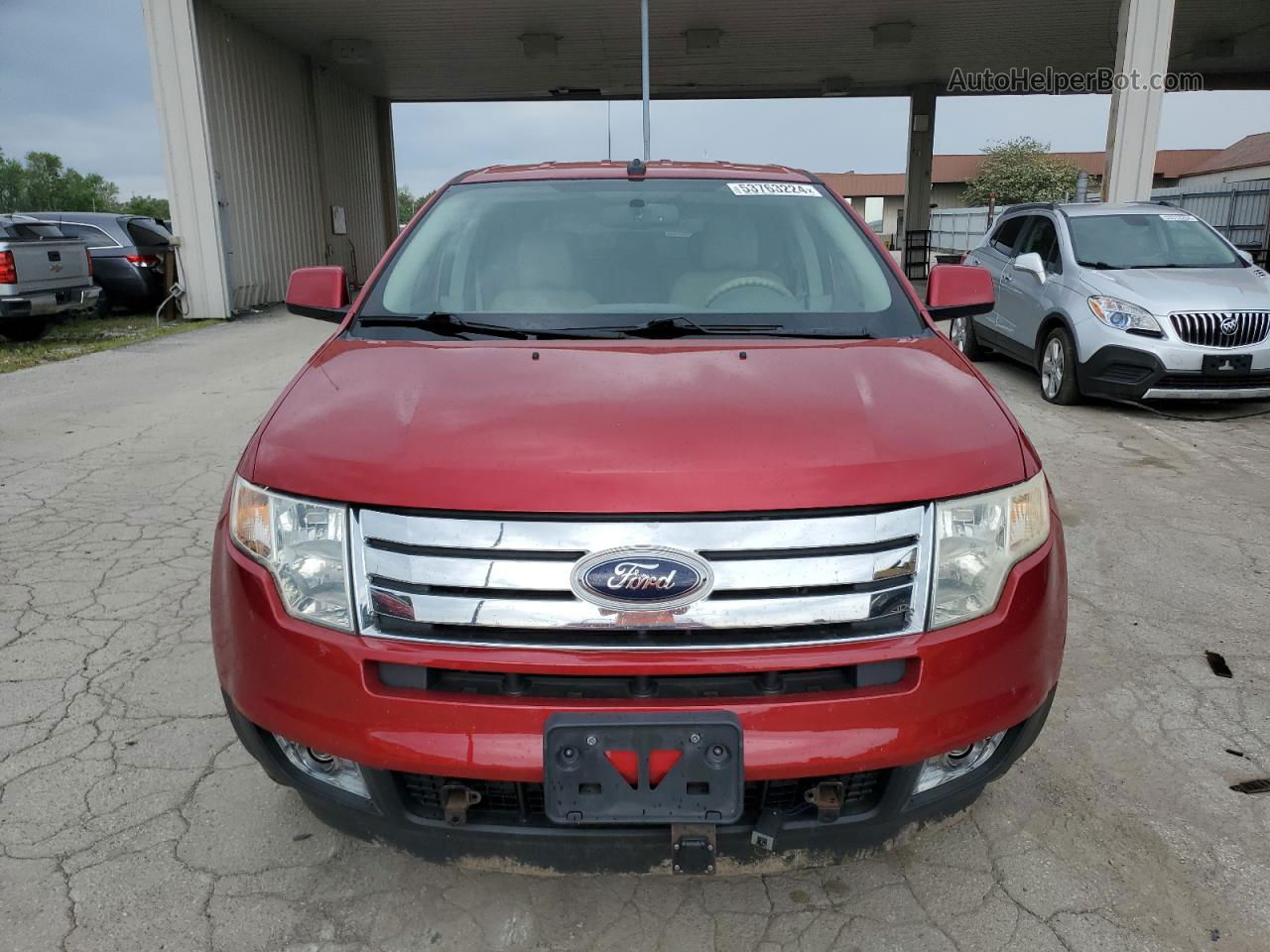 2010 Ford Edge Sel Красный vin: 2FMDK3JCXABA40930