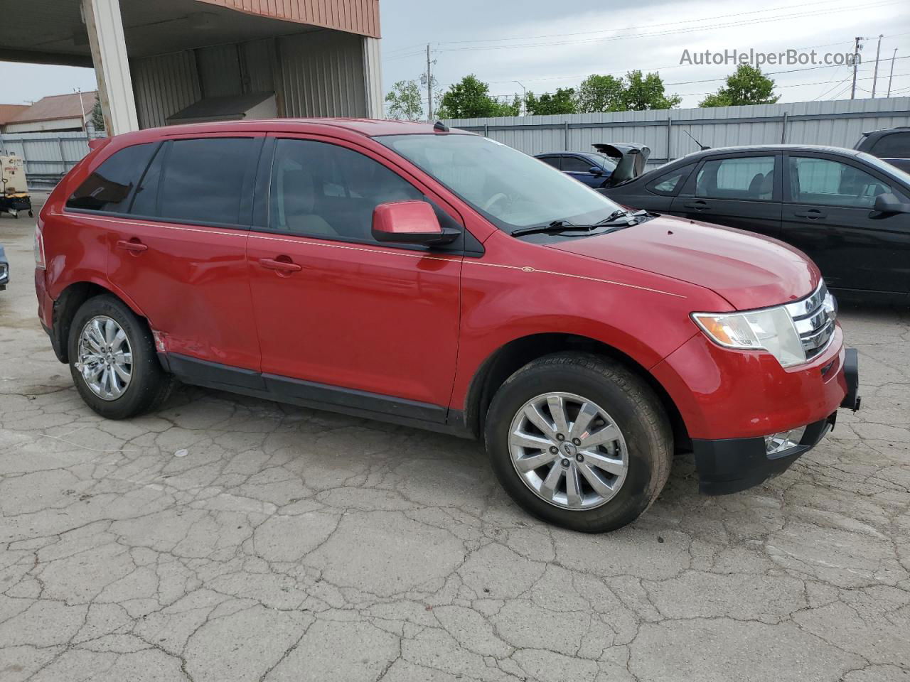 2010 Ford Edge Sel Красный vin: 2FMDK3JCXABA40930