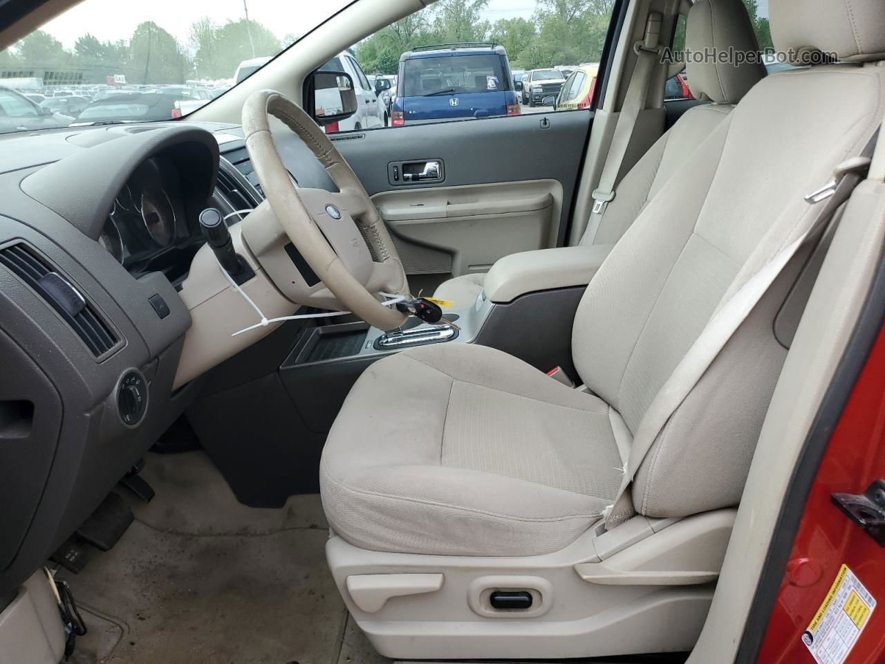 2010 Ford Edge Sel Красный vin: 2FMDK3JCXABA40930