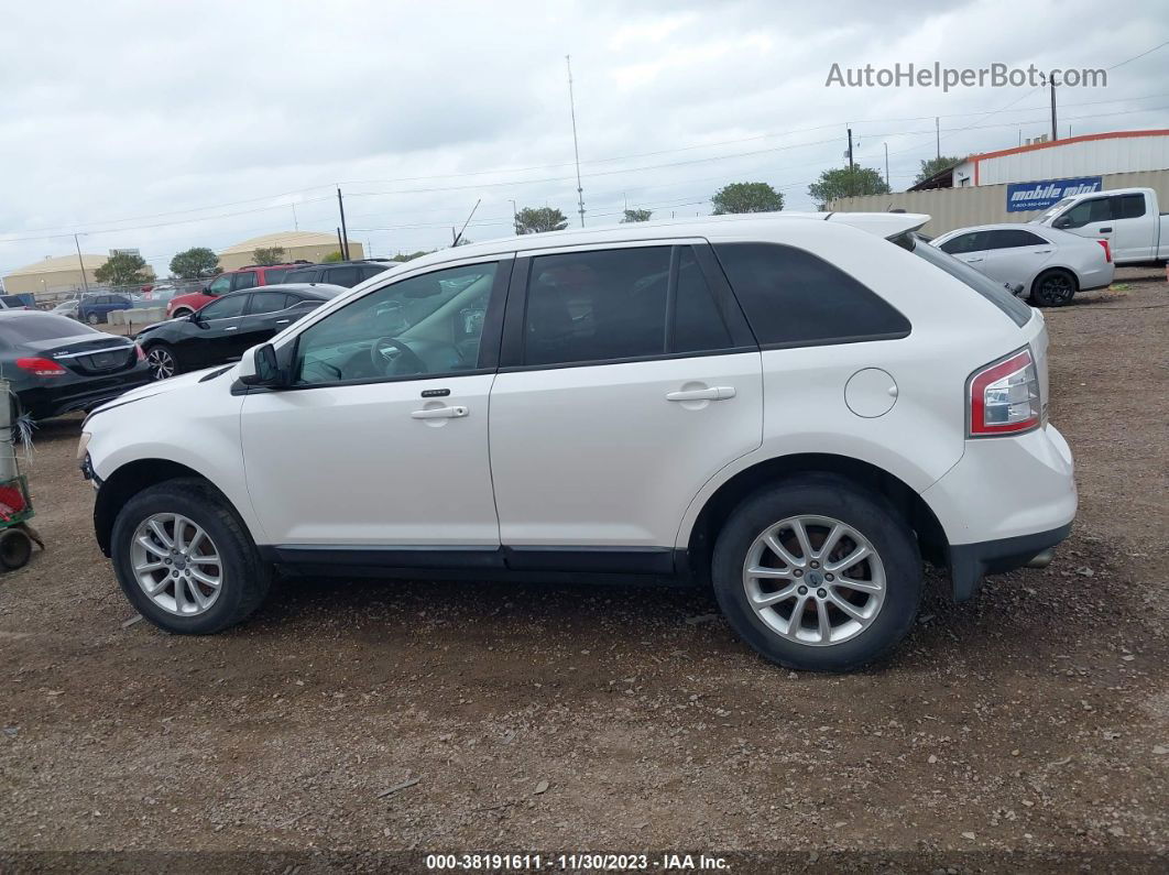 2010 Ford Edge Sel White vin: 2FMDK3JCXABA87732