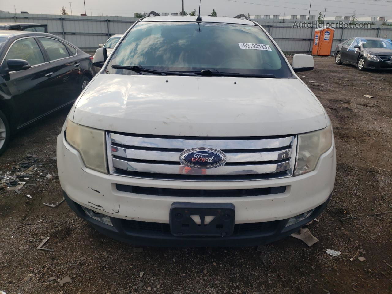 2010 Ford Edge Sel Белый vin: 2FMDK3JCXABB12273