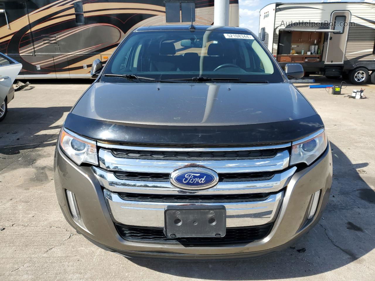 2014 Ford Edge Sel Серый vin: 2FMDK3JCXEBA65266