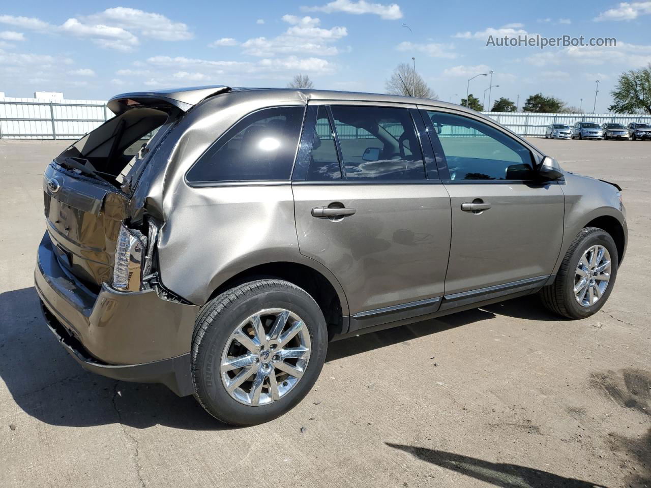 2014 Ford Edge Sel Серый vin: 2FMDK3JCXEBA65266