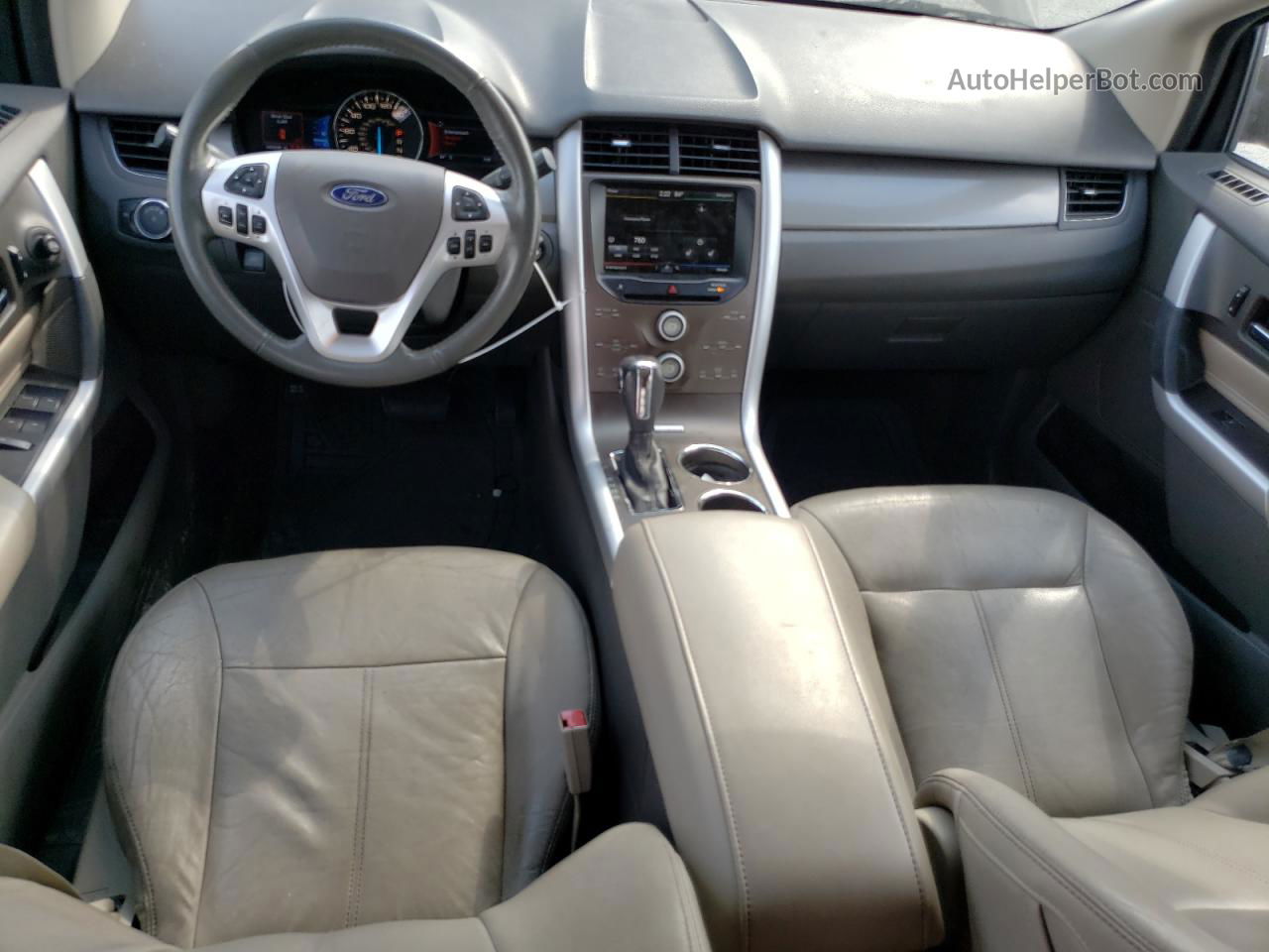 2014 Ford Edge Sel Черный vin: 2FMDK3JCXEBA82598