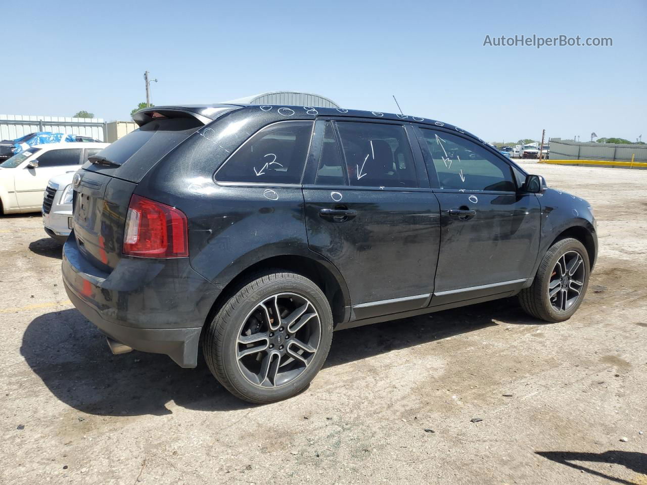 2014 Ford Edge Sel Black vin: 2FMDK3JCXEBA82987