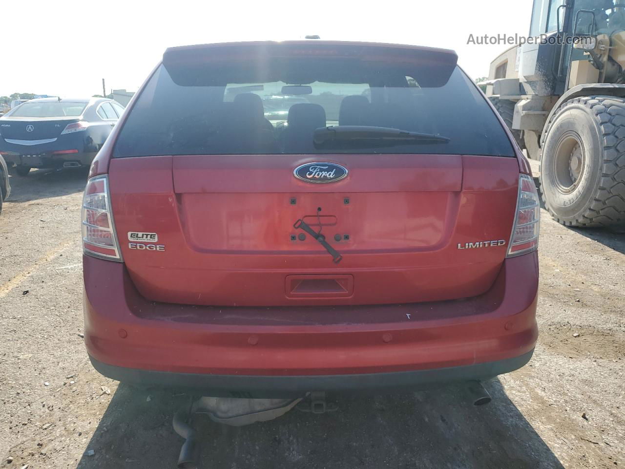 2010 Ford Edge Limited Red vin: 2FMDK3KC0ABA02850