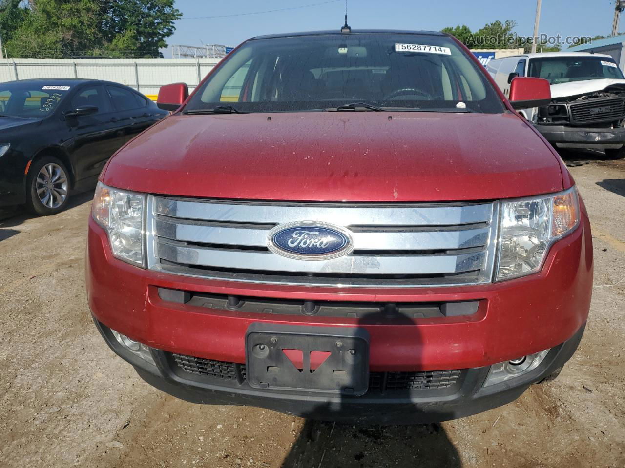 2010 Ford Edge Limited Red vin: 2FMDK3KC0ABA02850